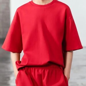 SOLD - BNWT ZARA COLLECTION RED COORD SET